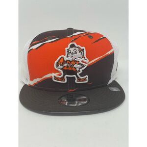 New Era Cleveland Browns NFL Tear‎ Team Color 9Fifty Adjustable Snapback Hat NEW